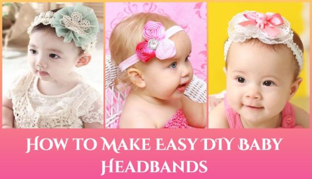 how to make diy baby Girl flower headbands in India