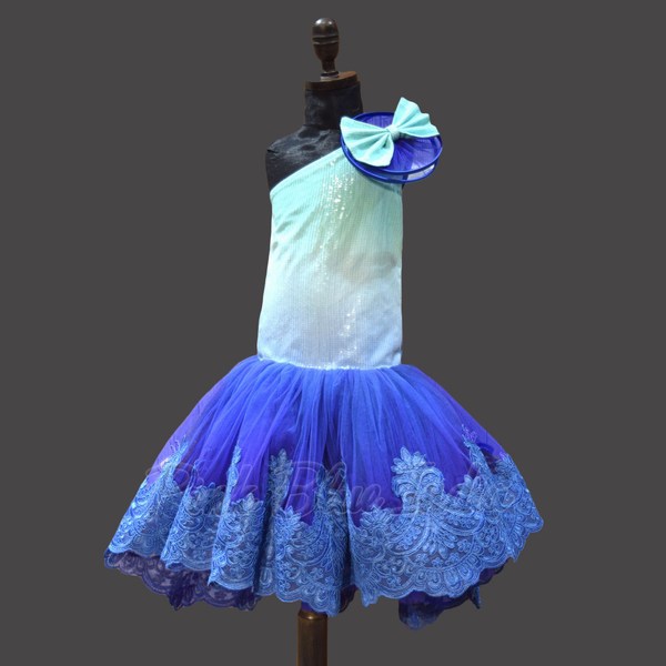 Ombre Sequin Mermaid Gown - Buy Sequins Baby Girl Party Dress